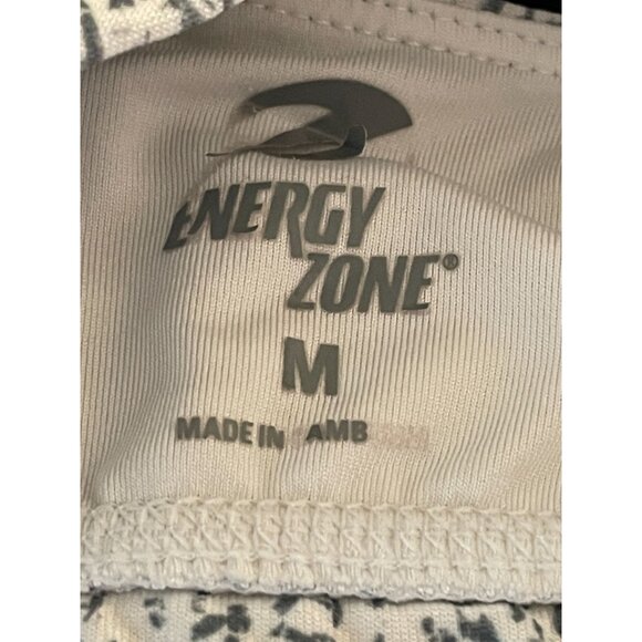 Racerback Sports Bra with Mesh Insert Medium geo print - Picture 6 of 6